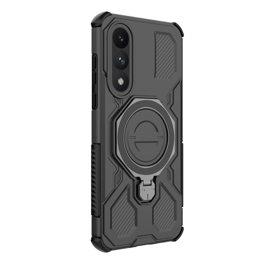 EIDERWOOD OnePlus Nord 5 Hybrid Håndværker Cover m. Kickstand - MagSafe Kompatibel - Sort