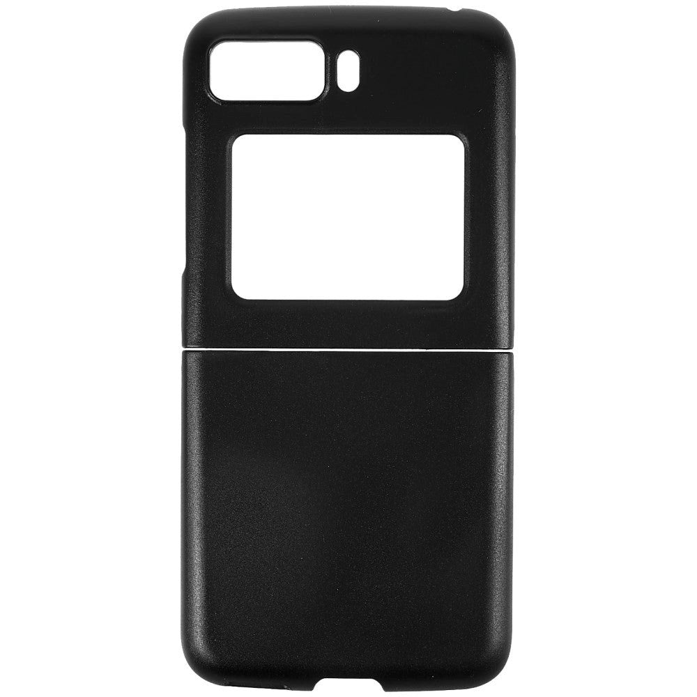 Motorola Razr 2022 Plastik Bagside Cover - Sort