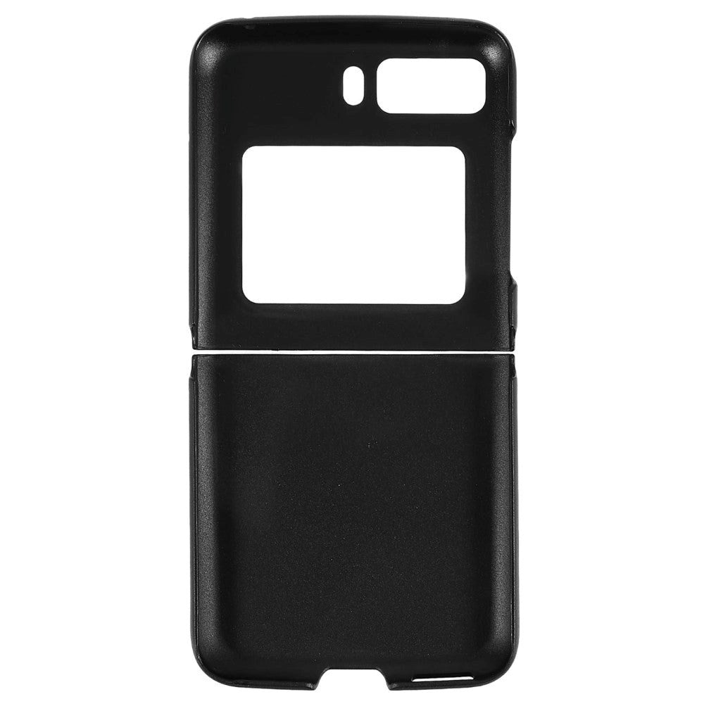 Motorola Razr 2022 Plastik Bagside Cover - Sort