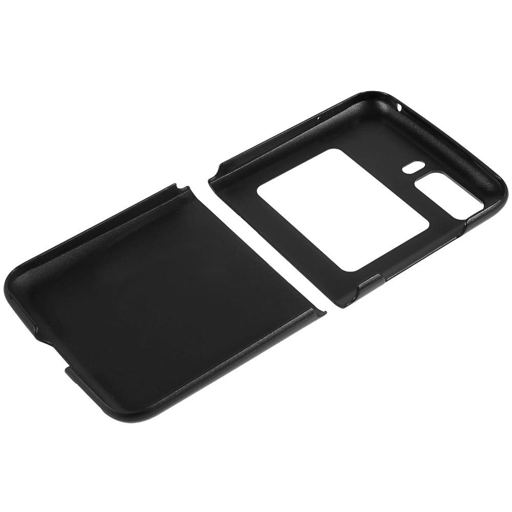 Motorola Razr 2022 Plastik Bagside Cover - Sort