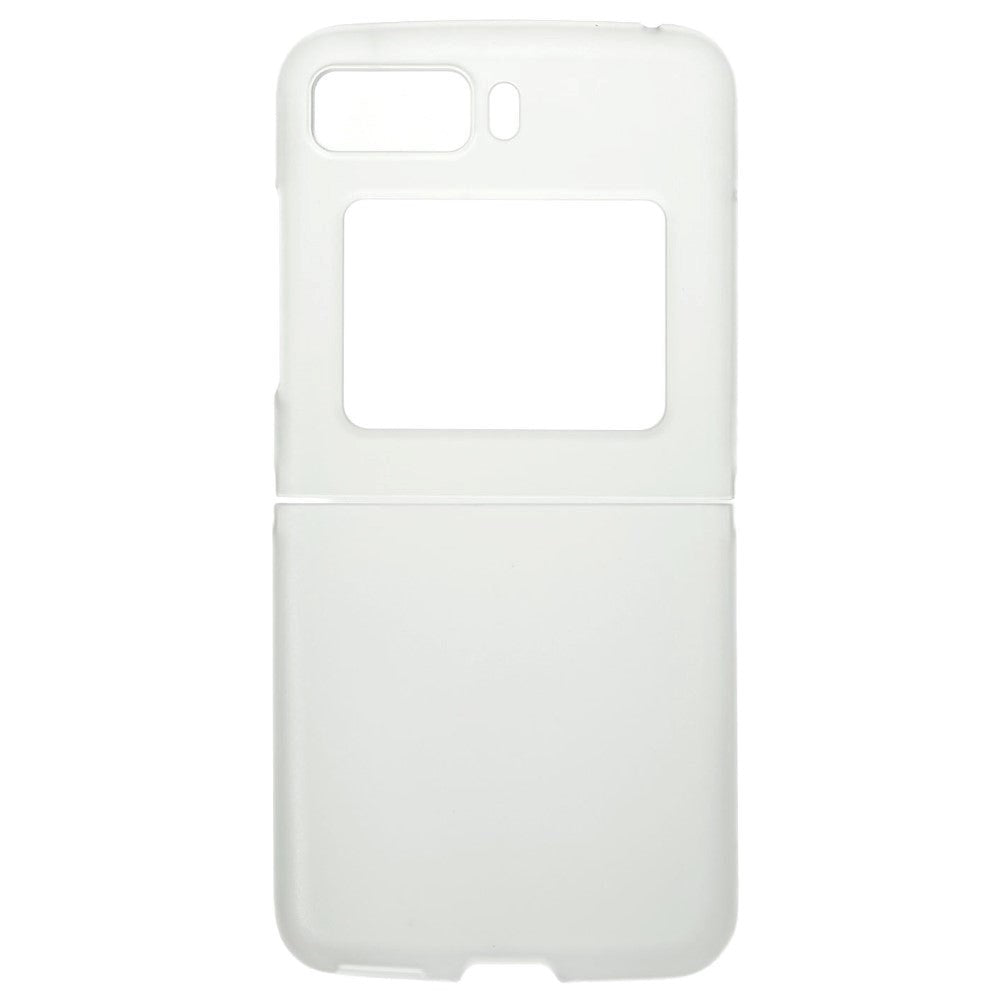 Motorola Razr 2022 Plastik Bagside Cover - Mat Gennemsigtig