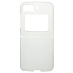 Motorola Razr 2022 Plastik Bagside Cover - Mat Gennemsigtig
