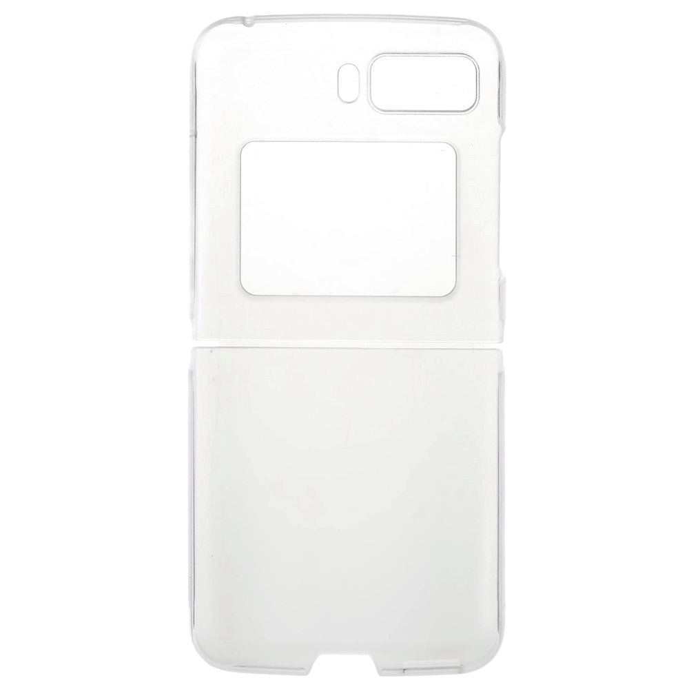 Motorola Razr 2022 Plastik Bagside Cover - Mat Gennemsigtig