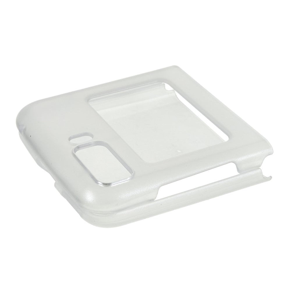 Motorola Razr 2022 Plastik Bagside Cover - Mat Gennemsigtig