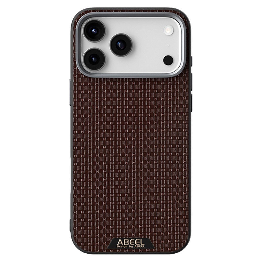 iPhone 18 Pro / 17 Pro ABEEL Hybrid Cover- MagSafe Kompatibel - Brun