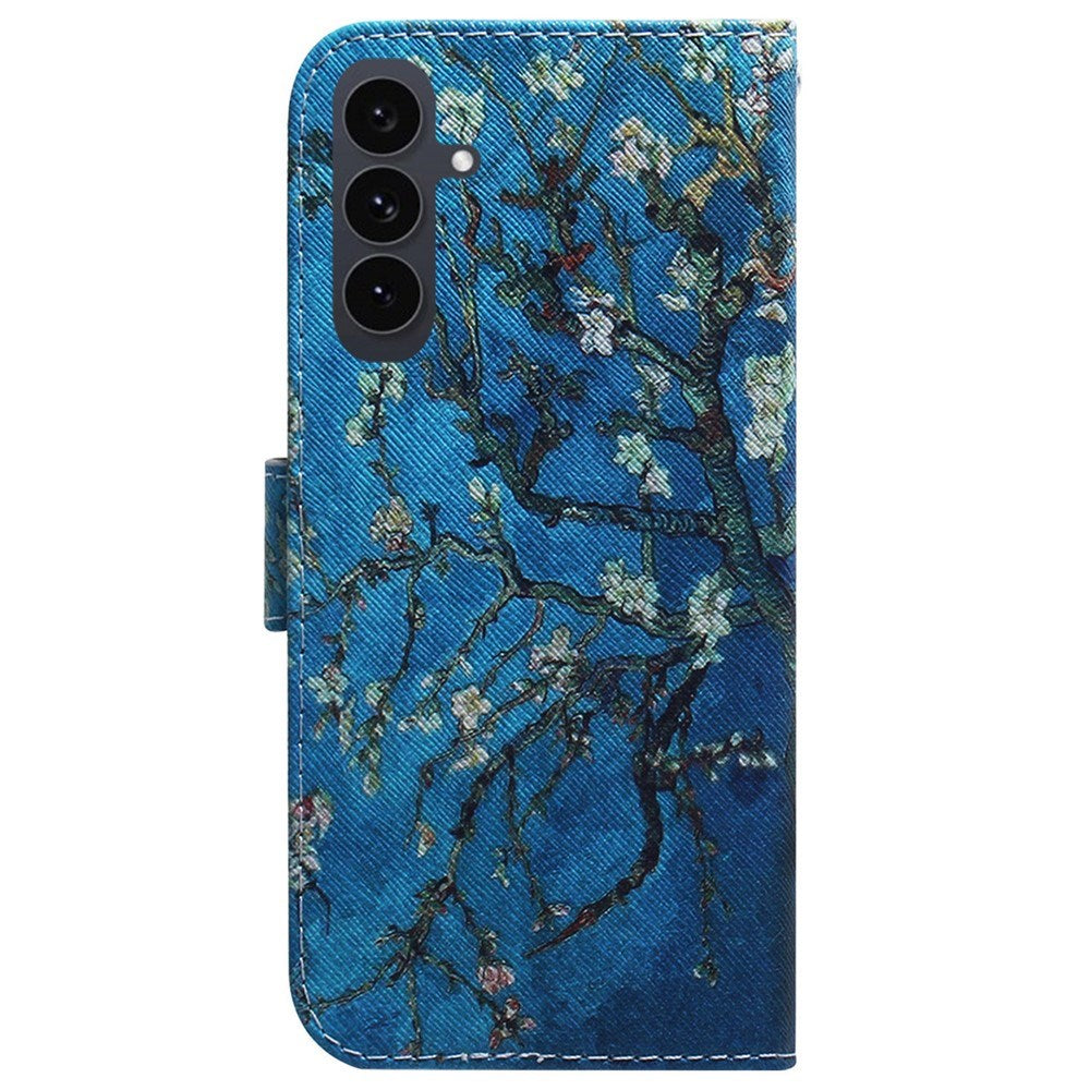EIDERWOOD Samsung Galaxy S25 FE Kunstlæder Flip Cover m. Motiv - Blomster