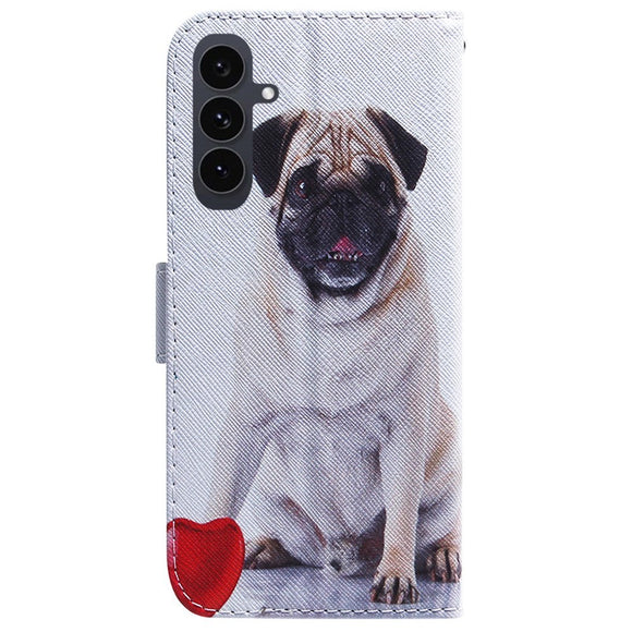 EIDERWOOD Samsung Galaxy S25 FE Kunstlæder Flip Cover m. Motiv - Hund