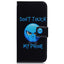 EIDERWOOD Samsung Galaxy S25 FE Kunstlæder Flip Cover m. Motiv - Don't Touch My Phone