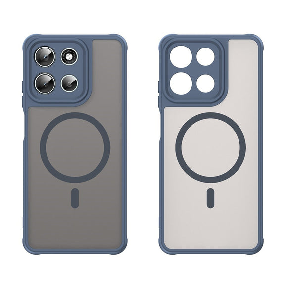 EIDERWOOD Motorola Moto G56 Hybrid Plastik Cover - MagSafe Kompatibel - Blå