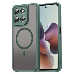 EIDERWOOD Motorola Moto G56 Hybrid Plastik Cover - MagSafe Kompatibel - Grøn