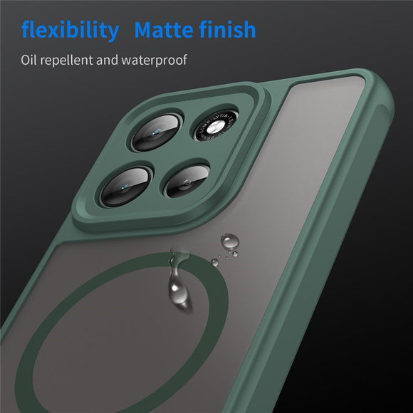 EIDERWOOD Motorola Moto G56 Hybrid Plastik Cover - MagSafe Kompatibel - Grøn