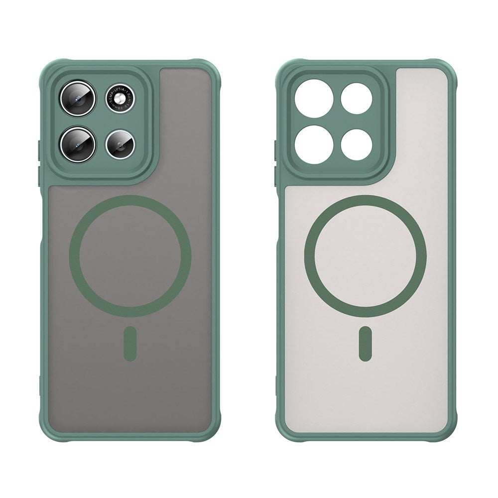 EIDERWOOD Motorola Moto G56 Hybrid Plastik Cover - MagSafe Kompatibel - Grøn