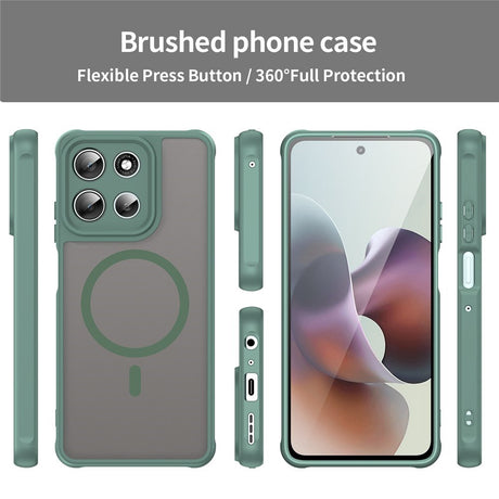 EIDERWOOD Motorola Moto G56 Hybrid Plastik Cover - MagSafe Kompatibel - Grøn