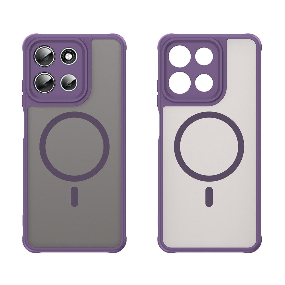 EIDERWOOD Motorola Moto G56 Hybrid Plastik Cover - MagSafe Kompatibel - Lilla