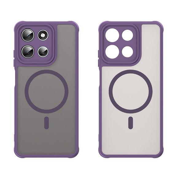 EIDERWOOD Motorola Moto G56 Hybrid Plastik Cover - MagSafe Kompatibel - Lilla
