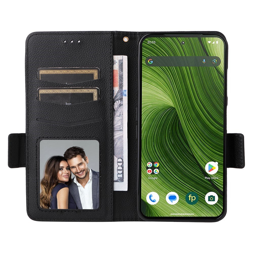 Fairphone (Gen. 6+ / Gen. 6) EIDERWOOD Kunstlæder Flip Cover m. Strop - Sort
