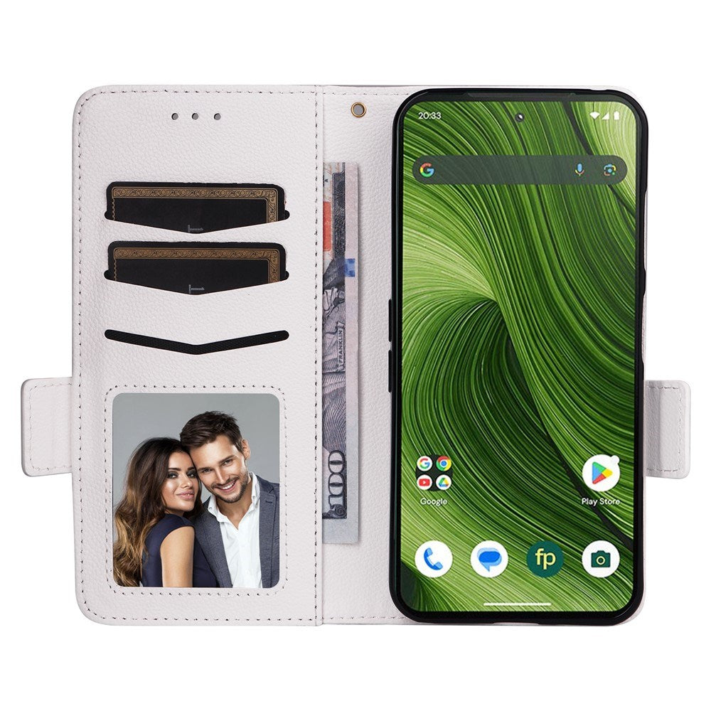 Fairphone (Gen. 6+ / Gen. 6) EIDERWOOD Kunstlæder Flip Cover m. Strop - Hvid