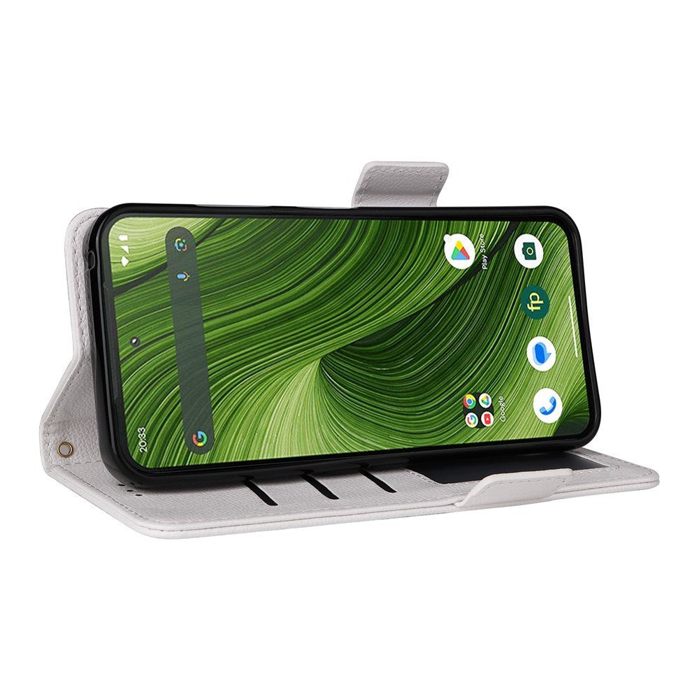 Fairphone (Gen. 6+ / Gen. 6) EIDERWOOD Kunstlæder Flip Cover m. Strop - Hvid