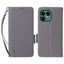 Fairphone (Gen. 6+ / Gen. 6) EIDERWOOD Kunstlæder Flip Cover m. Strop - Grå