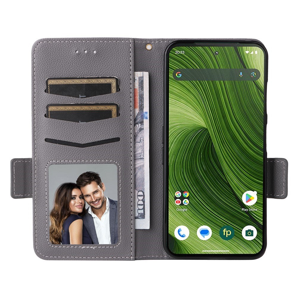 Fairphone (Gen. 6+ / Gen. 6) EIDERWOOD Kunstlæder Flip Cover m. Strop - Grå