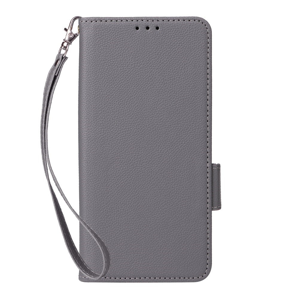 Fairphone (Gen. 6+ / Gen. 6) EIDERWOOD Kunstlæder Flip Cover m. Strop - Grå