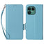 Fairphone (Gen. 6+ / Gen. 6) EIDERWOOD Kunstlæder Flip Cover m. Strop - Blå