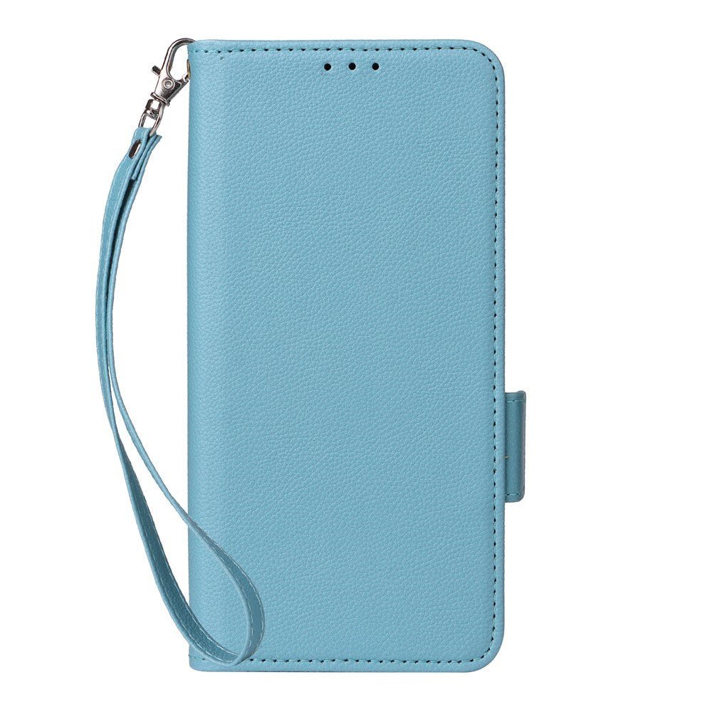 Fairphone (Gen. 6+ / Gen. 6) EIDERWOOD Kunstlæder Flip Cover m. Strop - Blå
