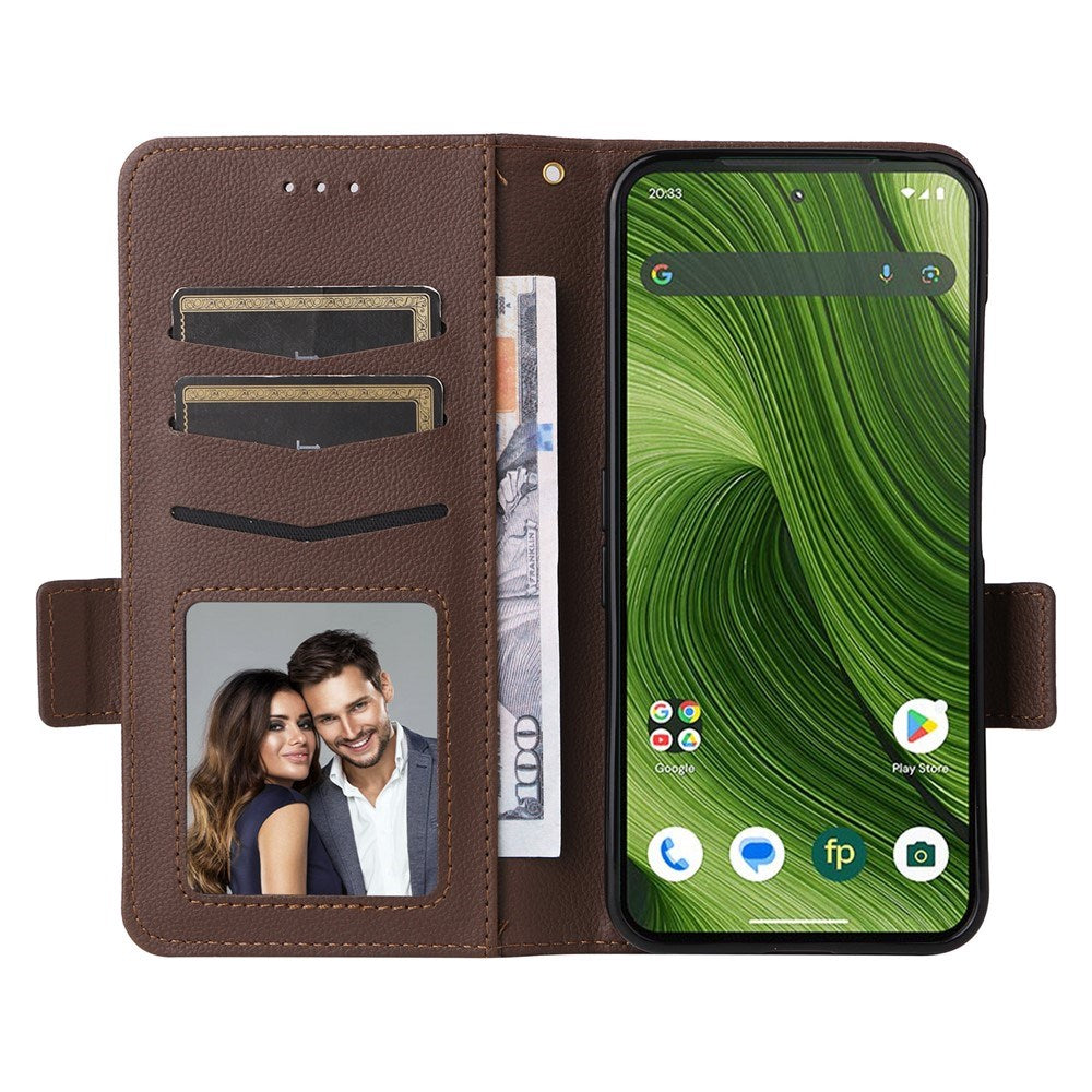 Fairphone (Gen. 6+ / Gen. 6) EIDERWOOD Kunstlæder Flip Cover m. Strop - Brun