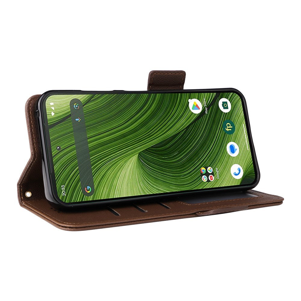 Fairphone (Gen. 6+ / Gen. 6) EIDERWOOD Kunstlæder Flip Cover m. Strop - Brun