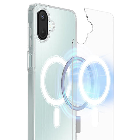 EIDERWOOD Samsung Galaxy A07 Hybrid Plastik Cover - MagSafe Kompatibel - Gennemsigtig