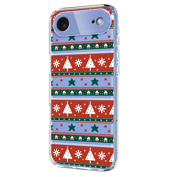 EIDERWOOD iPhone Air Fleksibelt Plastik Julecover m. Motiv - Gennemsigtig / Mønster