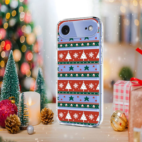 EIDERWOOD iPhone Air Fleksibelt Plastik Julecover m. Motiv - Gennemsigtig / Mønster