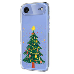 EIDERWOOD iPhone Air Fleksibelt Plastik Julecover m. Motiv - Gennemsigtig / Juletræ