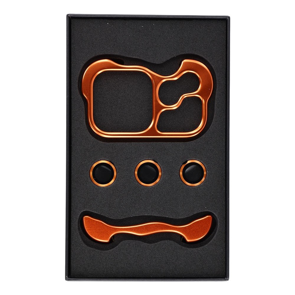 iPhone 17 Pro Todelt Metal Bumper Cover - Orange