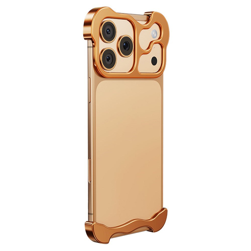 iPhone 17 Pro Todelt Metal Bumper Cover - Orange