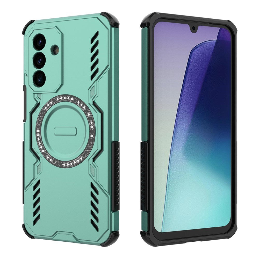 EIDERWOOD Samsung Galaxy A17 (5G) Håndværker Cover m. Varmeafledning - MagSafe Kompatibel - Grøn