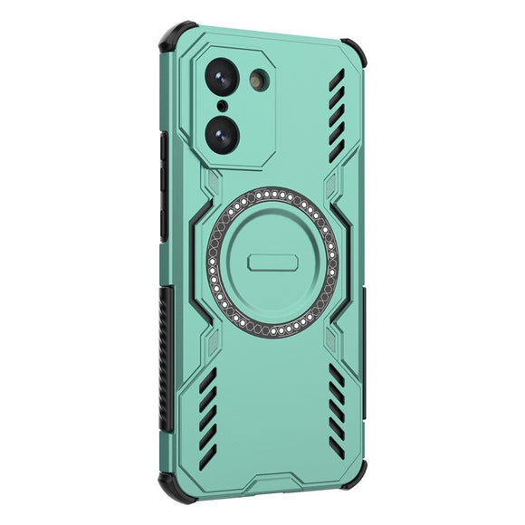 EIDERWOOD OnePlus Nord CE5 Håndværker Cover m. Varmeafledning - MagSafe Kompatibel - Grøn