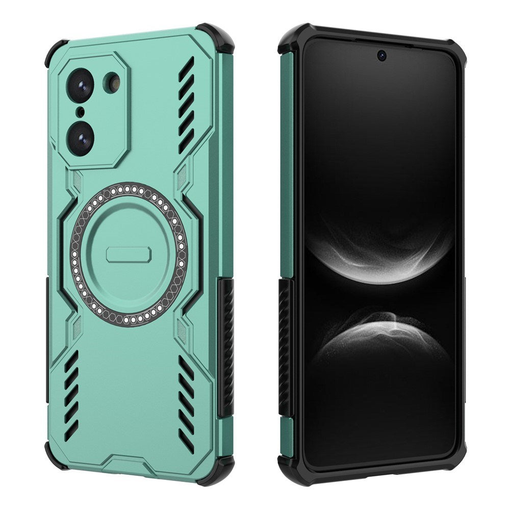 EIDERWOOD OnePlus Nord CE5 Håndværker Cover m. Varmeafledning - MagSafe Kompatibel - Grøn