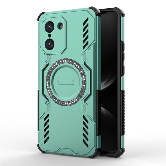EIDERWOOD OnePlus Nord CE5 Håndværker Cover m. Varmeafledning - MagSafe Kompatibel - Grøn