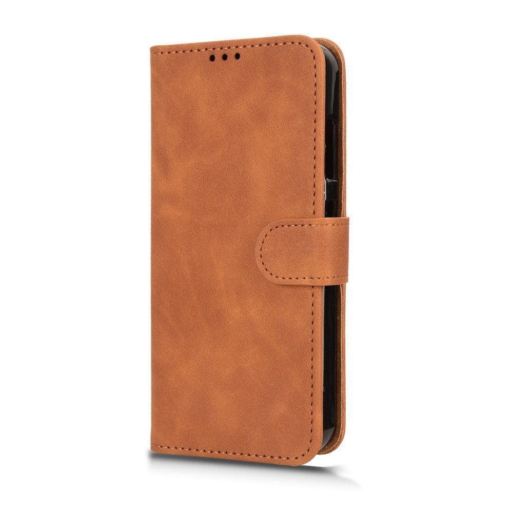 Fairphone 6 EIDERWOOD Kunstlæder Flip Cover m. Kortholder & Ståfunktion - Brun
