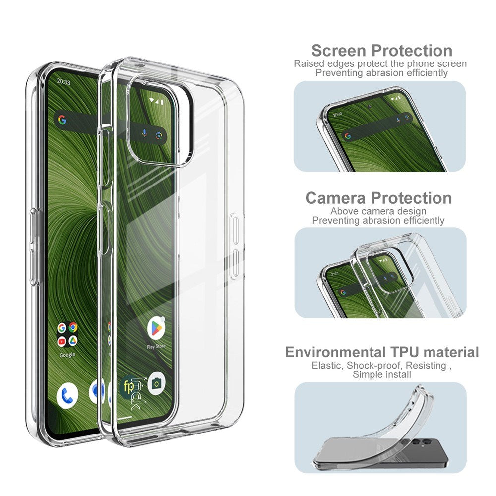 Fairphone 6 IMAK Fleksibelt Plastik Cover - Gennemsigtig