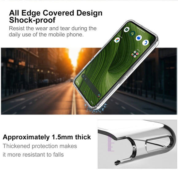 Fairphone 6 IMAK Fleksibelt Plastik Cover - Gennemsigtig