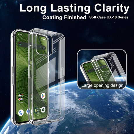 Fairphone 6 IMAK Fleksibelt Plastik Cover - Gennemsigtig