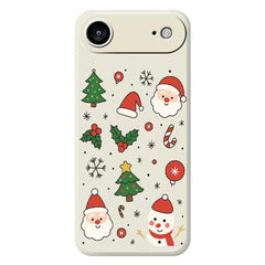 EIDERWOOD iPhone Air Jule Cover - Fleksibelt Plastik - Julemotiver / Beige