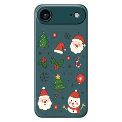 EIDERWOOD iPhone Air Jule Cover - Fleksibelt Plastik - Julemotiver / Grøn
