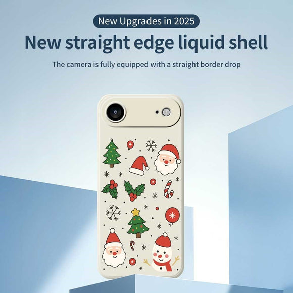 EIDERWOOD iPhone Air Jule Cover - Fleksibelt Plastik - Julemotiver / Grøn