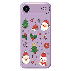EIDERWOOD iPhone Air Jule Cover - Fleksibelt Plastik - Julemotiver / Lilla
