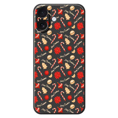 EIDERWOOD iPhone 17 Jule Cover - Fleksibelt Plastik - Juleslik / Sort