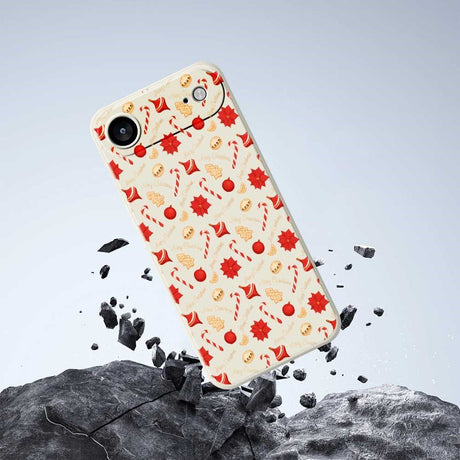 EIDERWOOD iPhone Air Jule Cover - Fleksibelt Plastik - Juleslik / Lilla