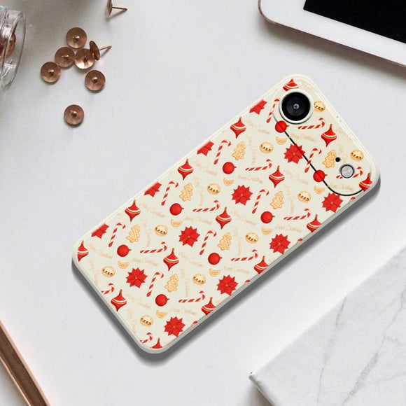 EIDERWOOD iPhone Air Jule Cover - Fleksibelt Plastik - Juleslik / Sort